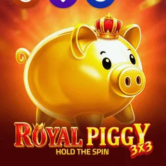 Kolikkopeli 3x3 Royal Piggy Hold the Spin studiolta Gamzix – Prisma