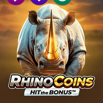 Kolikkopeli Rhino Coins Hit the Bonus studiolta Playson – Prisma